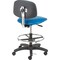 Global Industrial ESD Stool, Vinyl, Blue, 17 in - 25 in Seat Height, Armless Arms 695537BL - alternate 8